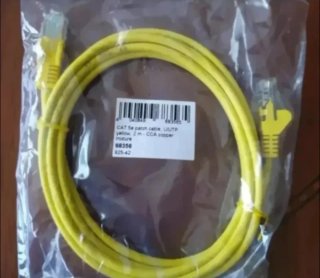 Cable de red CAT 5e U/UTP amarillo 2m