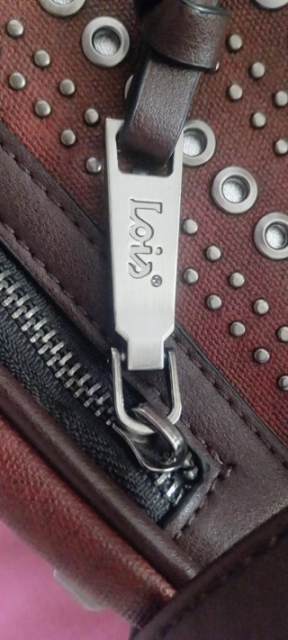 Bolso Lois Marrón con Tachuelas