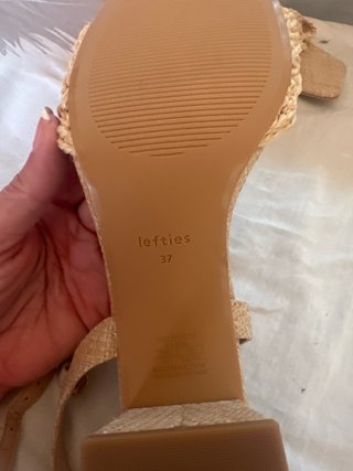 Sandalias Lefties Beige