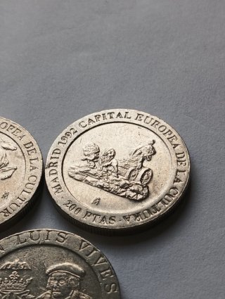 3 Monedas 200 Pesetas