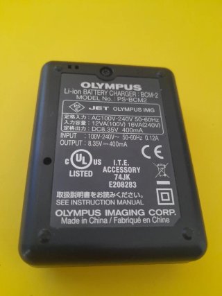 Cargador Olympus BCM-2 Li-ion