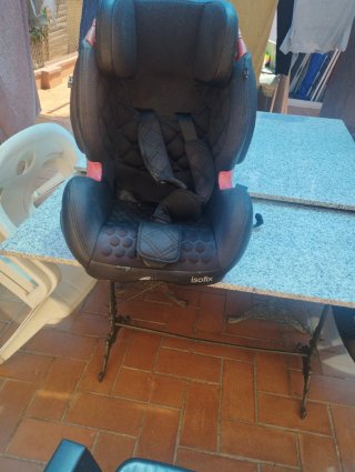 Silla de coche Isofix negra
