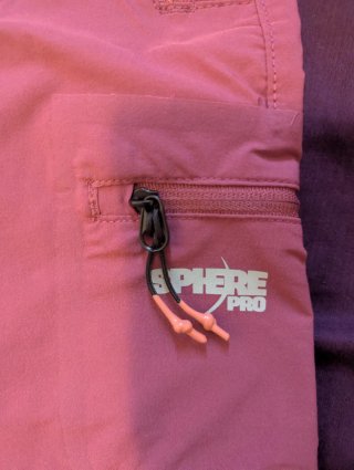Pantalón Corto Trekking Mujer Morado