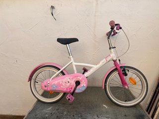 Bicicleta infantil niña rosa