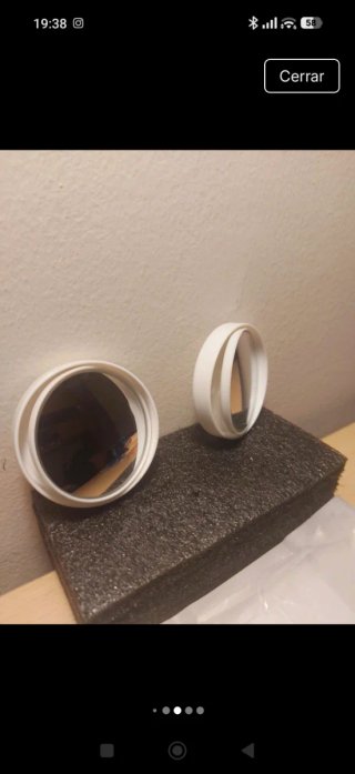 Espejos convexos punto ciego retrovisor
