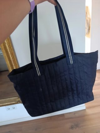 Bolso Náutica Azul Acolchado