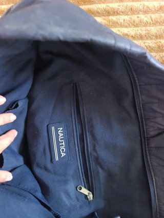 Bolso Náutica Azul Acolchado