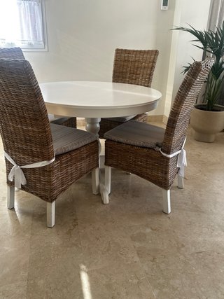 4 Sillas Rattan