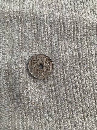 4 Monedas 50 Céntimos 1949 con Estrellas