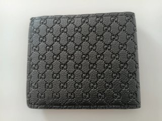 Cartera estilo  Gucci Negra con Logo GG