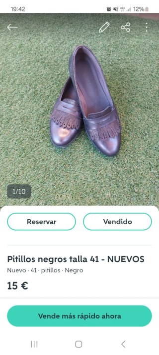 Pitillos negros talla 41