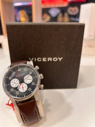 Reloj Viceroy Cronógrafo Hombre Marrón/Negro