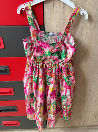 Vestido niña estampado tropical