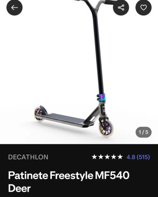 Patinete Freestyle MF540 Decathlon