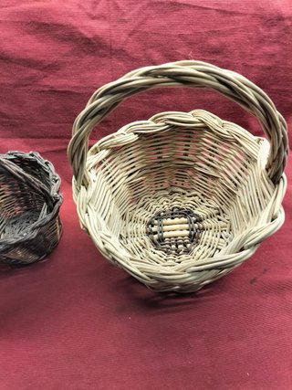 Lote 2 Cestas Verga Artesanais
