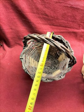 Lote 2 Cestas Verga Artesanais