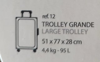 Maleta John Travel gris 95L