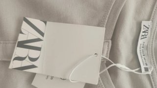 Vestido largo Zara a estrenar , gris.
