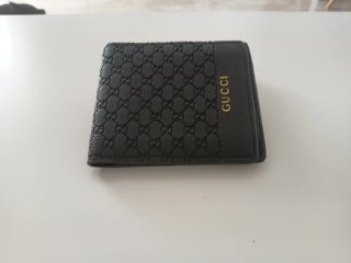 Cartera estilo Gucci Negra GG Monogram