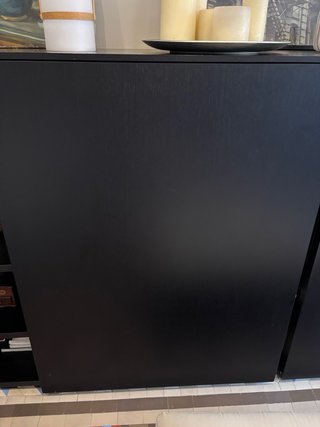 Librería diseño madera negra