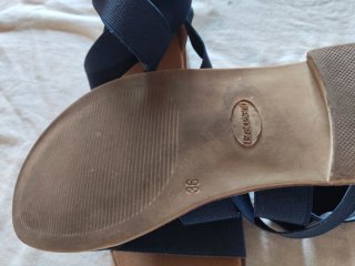 Sandalias niña azul marino talla 36