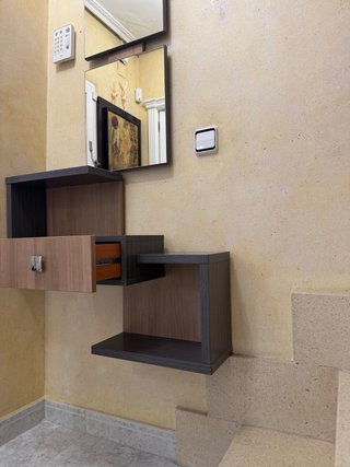 Mueble de entrada con espejo