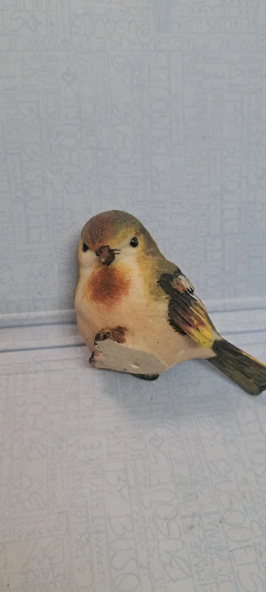Familia de pájaros decorativos