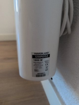 Radiadores Eléctricos Haverland Simply12 Blanco