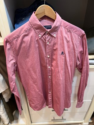 Camisa Scalpers Burdeos 38