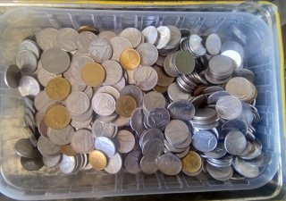 3 kg Monete Lire Italiane - Vari Anni e valori