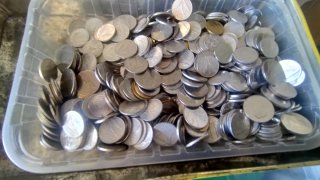 3 kg Monete Lire Italiane - Vari Anni e valori