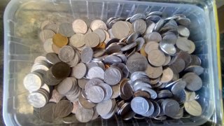 3 kg Monete Lire Italiane - Vari Anni e valori