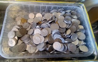 3 kg Monete Lire Italiane - Vari Anni e valori