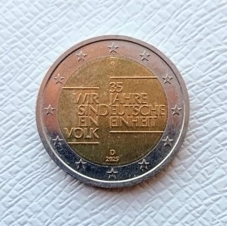2 Euro Alemania 2025 conmemorativa