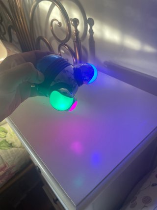 Massaggiatore corpo blu e argento