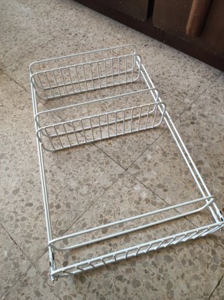 Estantería metálica blanca 3 baldas