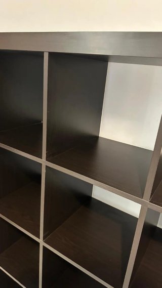 Estantería modular Ikea negra