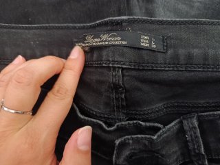 Pantalones premamá negros y azules talla M y L