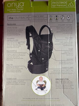 Mochila Portabebés Onya Baby Outback Premium
