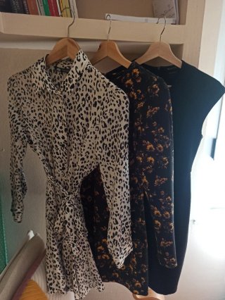 Pack vestidos y american zara,mago y massimo dutty