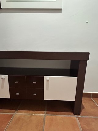 Mueble recibidor con espejo