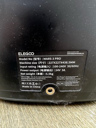 ELEGOO MAX 3 Pro para reparar