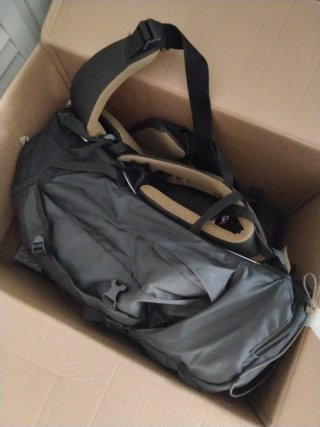 Mochila Simond Negra y Gris