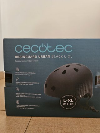 Casco Cecotec BRAINGUARD URBAN Negro L-XL