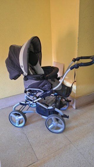 Silla de paseo Bebecar Vogue Color y capazo.