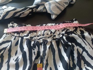 Conjunto pantalón verano estampado cebra