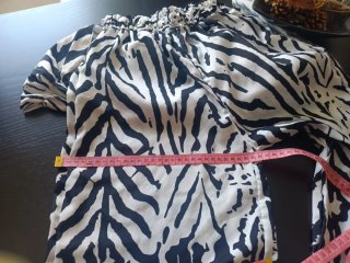 Conjunto pantalón verano estampado cebra