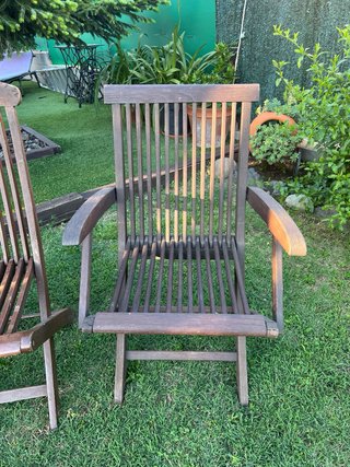 Sillas de teca para terraza