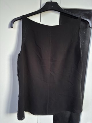 Top Luisa Spagnoli Seda Pura Negro Talla S