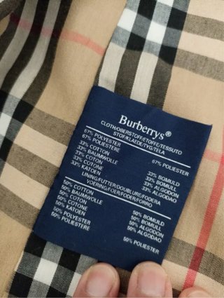 Gabardina Burberry Beige Clásica